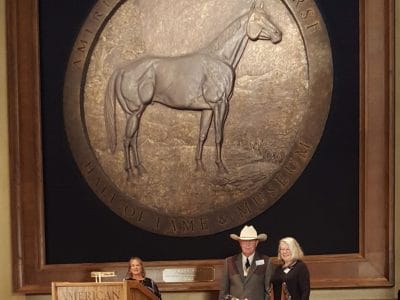 Mahlstedt Ranch Inc 50 year AQHA Legacy Award winner