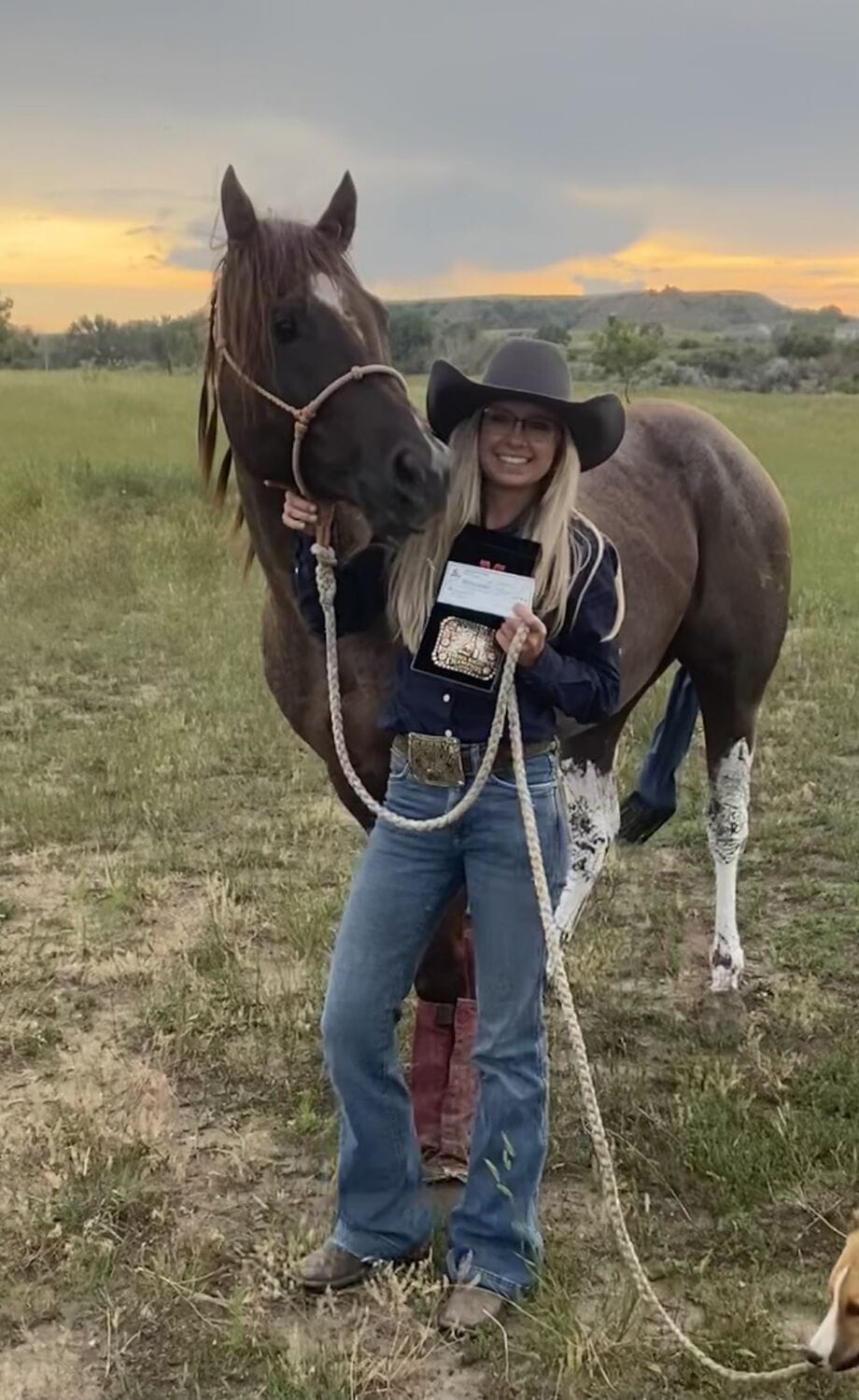 2018 Red roan stallion. Sire: Freckles Ta Fame. Dam: Streakin French Grey Streak of Fling x French TJ Grey